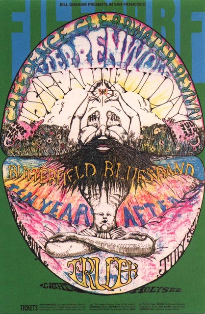 It's a beautiful day ,filmore auditorium san francisco 1968,by Lee Conklin